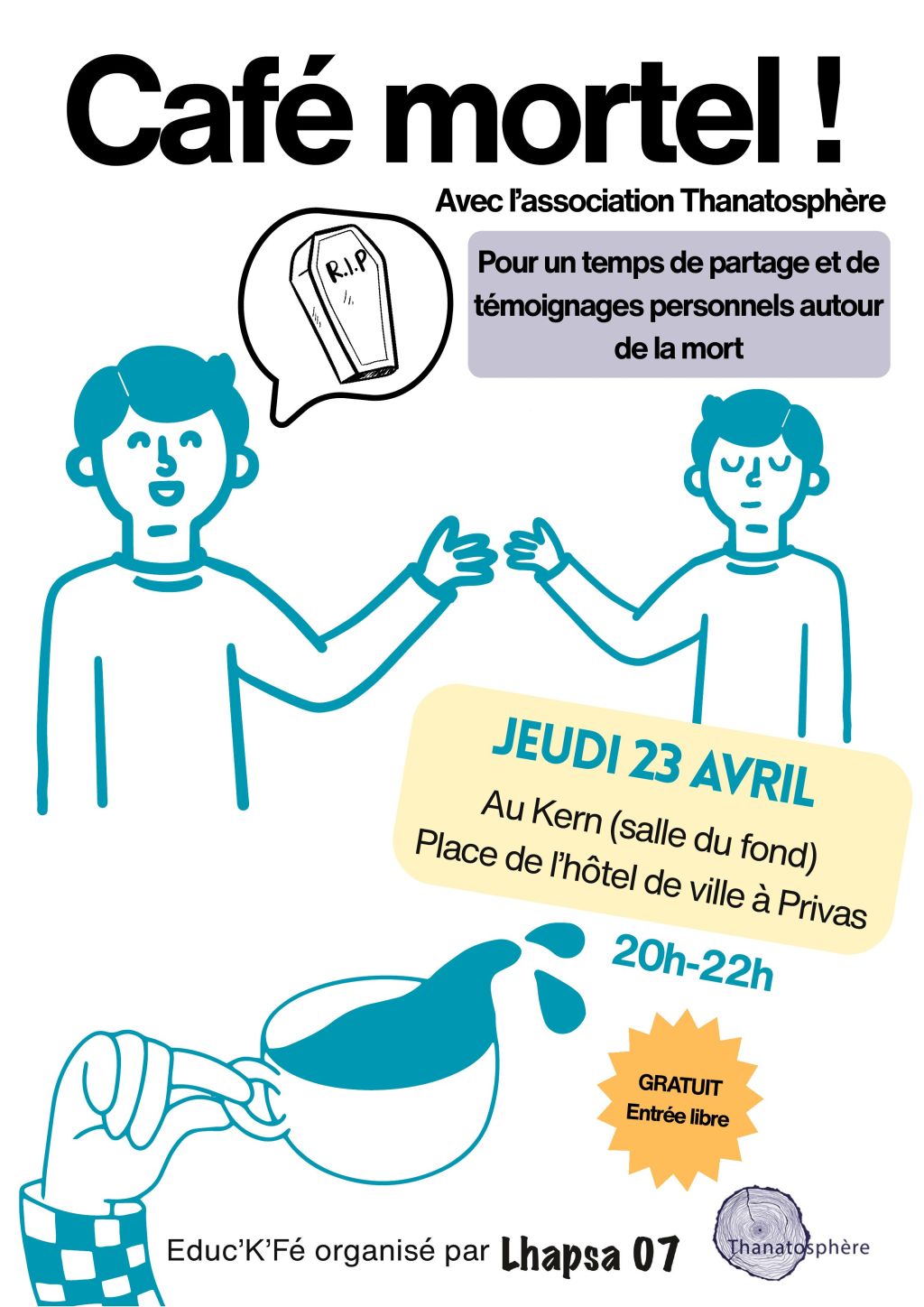 EducKfé: Café Mortel avec&nbsp;Thanatosphère